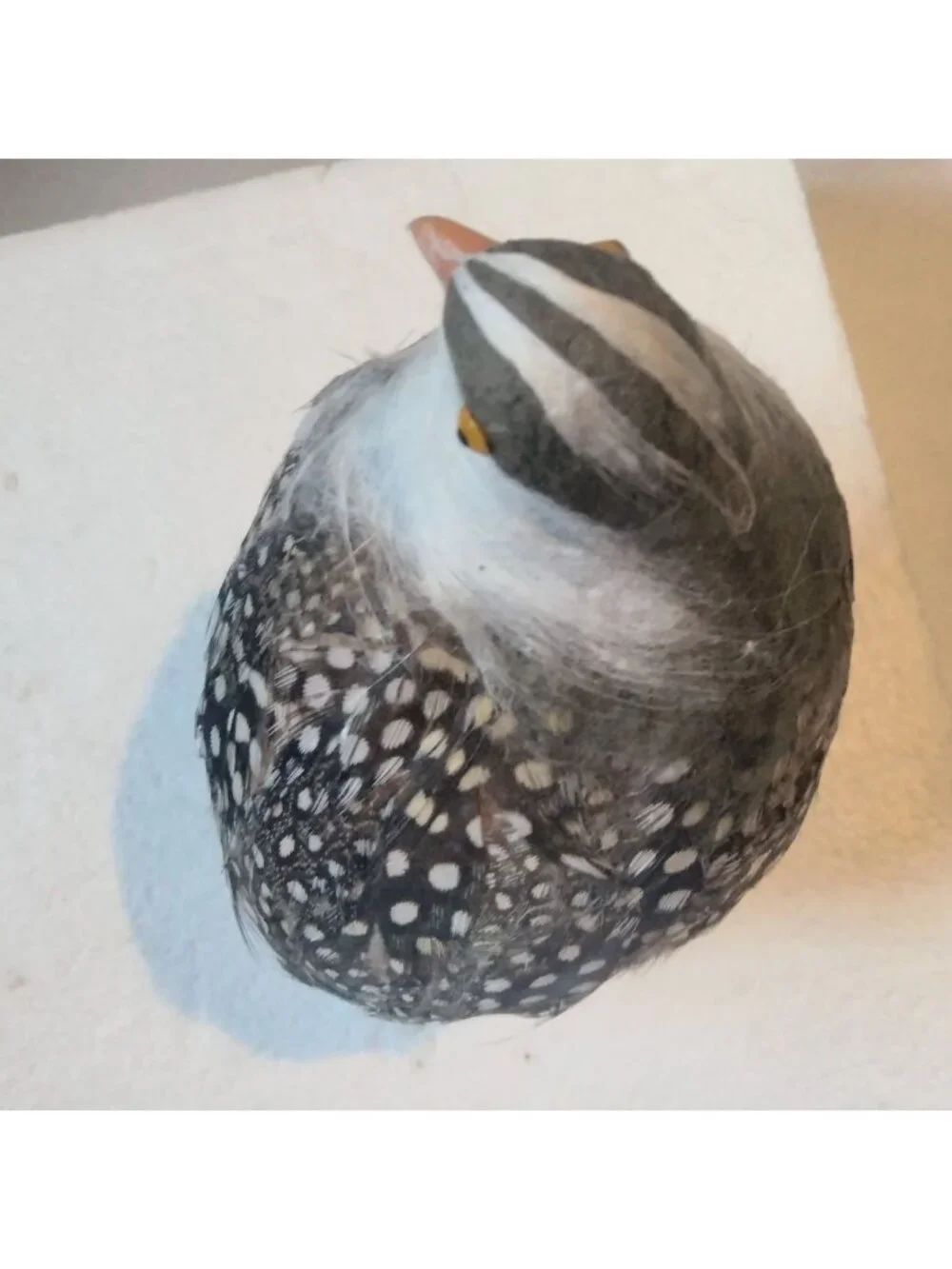 Decorative Faux Bird Figurine Quail Partridge Feathers Lot 3